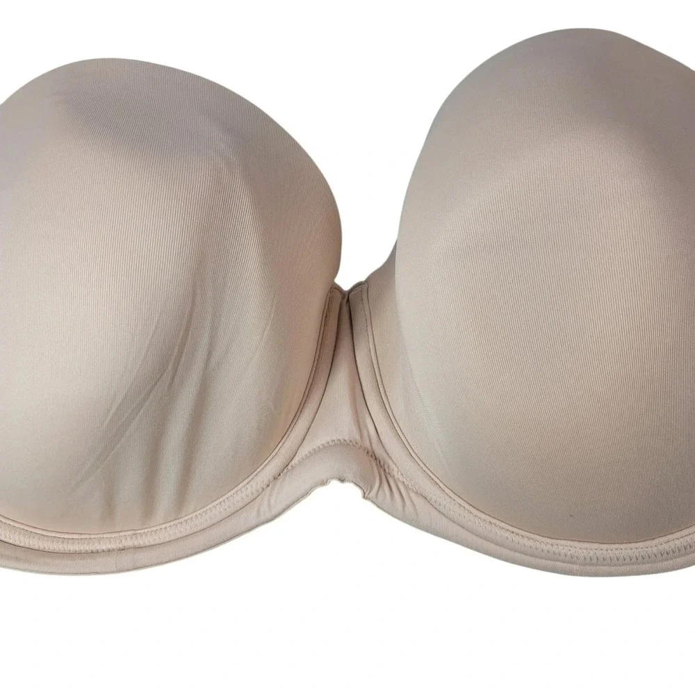 Wacoal Red Carpet Strapless Full Bust Underwire Bra 854119 40DDD Nude